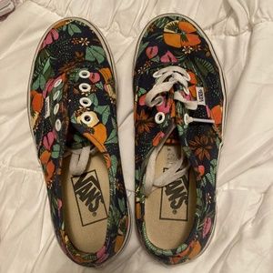 floral tropical vans